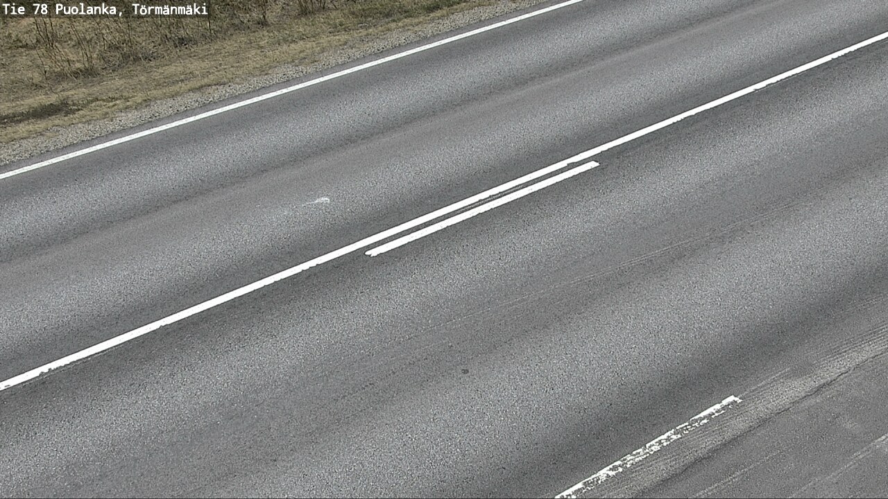 Weather Camera Image Väg 78 Puolango, Törmänmaki, Puolanka, Kainuu