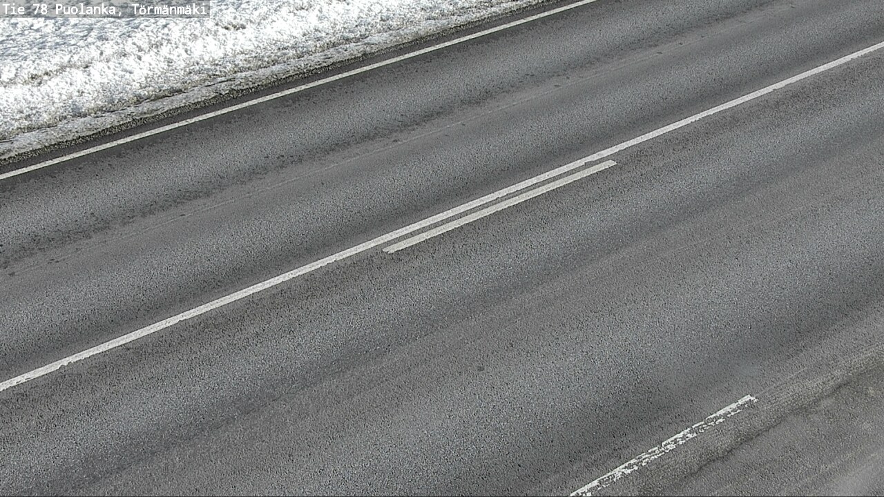 Weather Camera Image Väg 78 Puolango, Törmänmaki, Puolanka, Kainuu