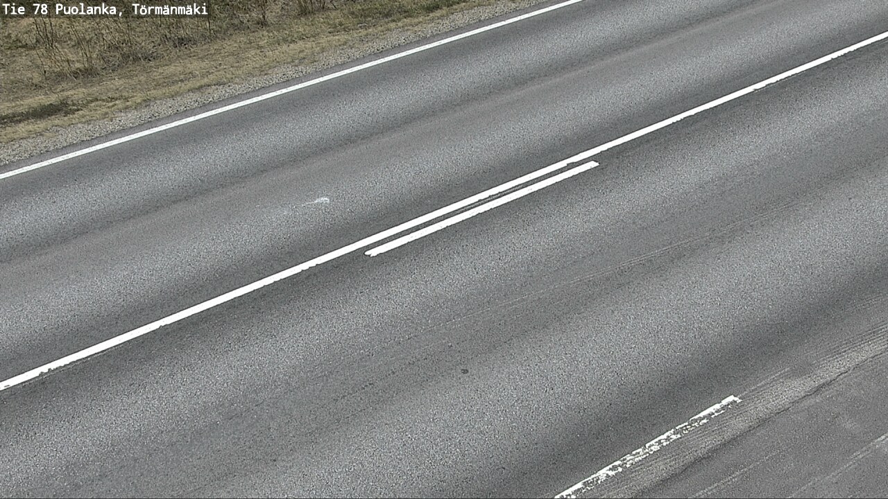 Weather Camera Image Väg 78 Puolango, Törmänmaki, Puolanka, Kainuu