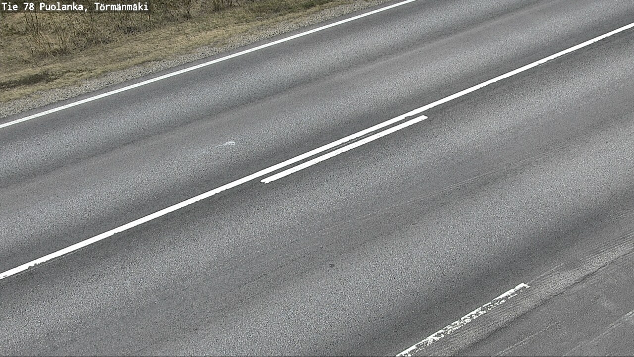 Weather Camera Image Väg 78 Puolango, Törmänmaki, Puolanka, Kainuu