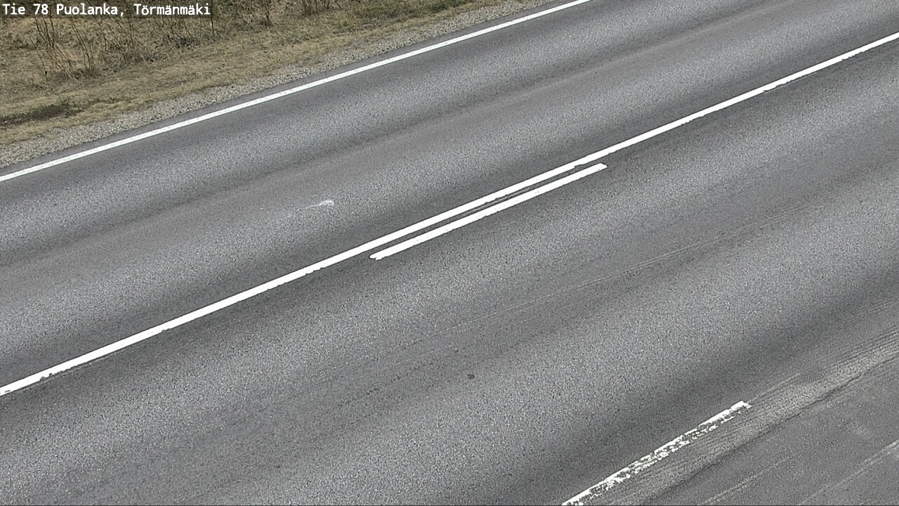 Weather Camera Image Väg 78 Puolango, Törmänmaki, Puolanka, Kainuu
