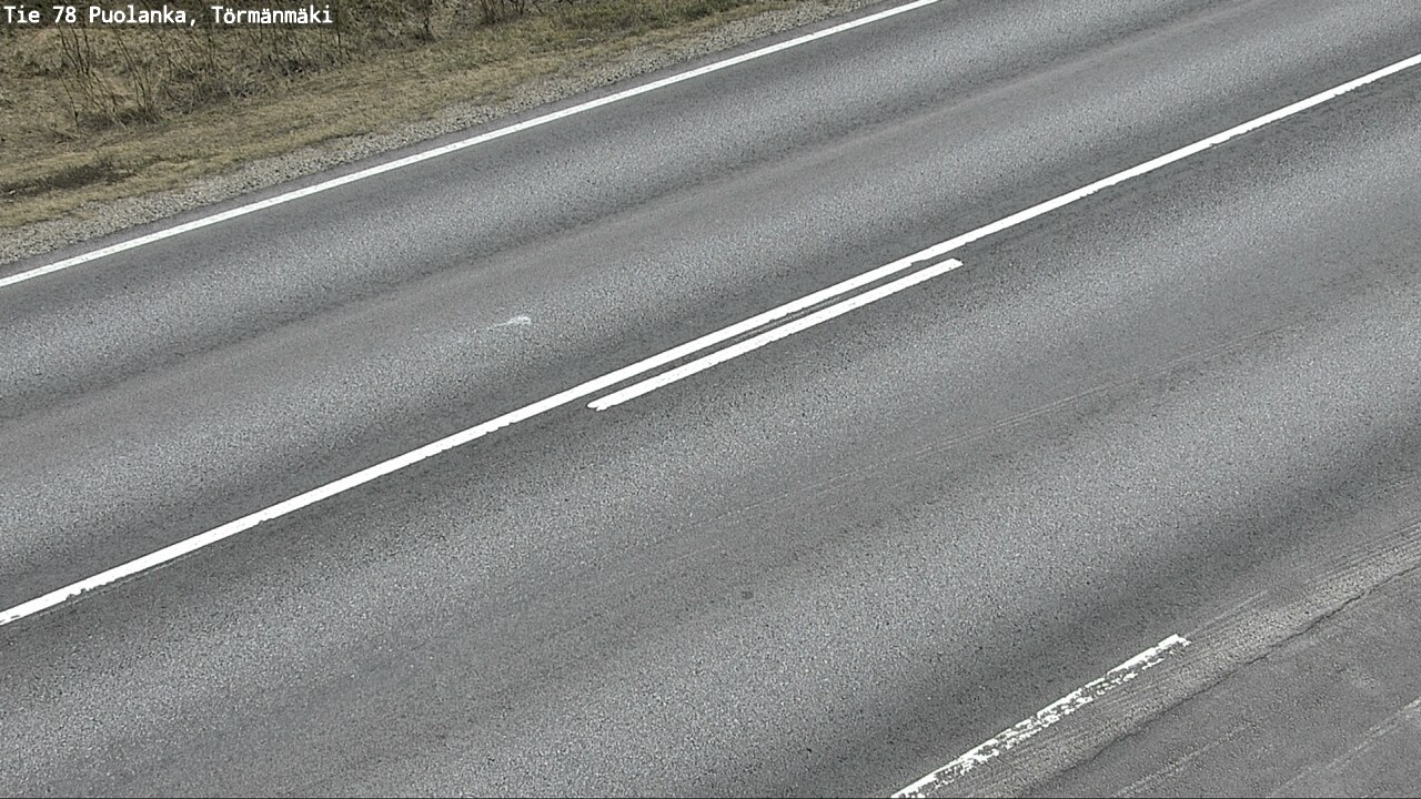 Weather Camera Image Väg 78 Puolango, Törmänmaki, Puolanka, Kainuu