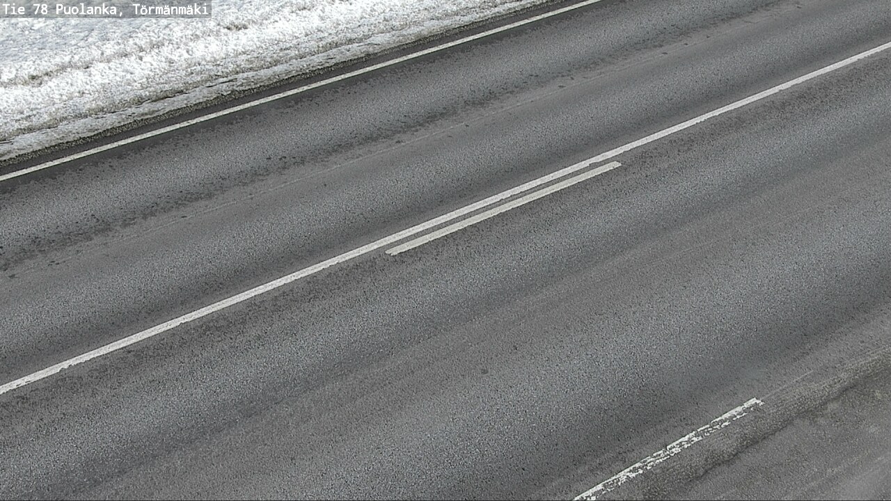 Weather Camera Image Väg 78 Puolango, Törmänmaki, Puolanka, Kainuu