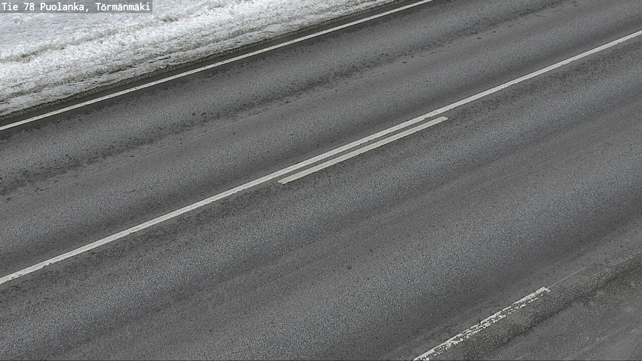 Weather Camera Image Väg 78 Puolango, Törmänmaki, Puolanka, Kainuu