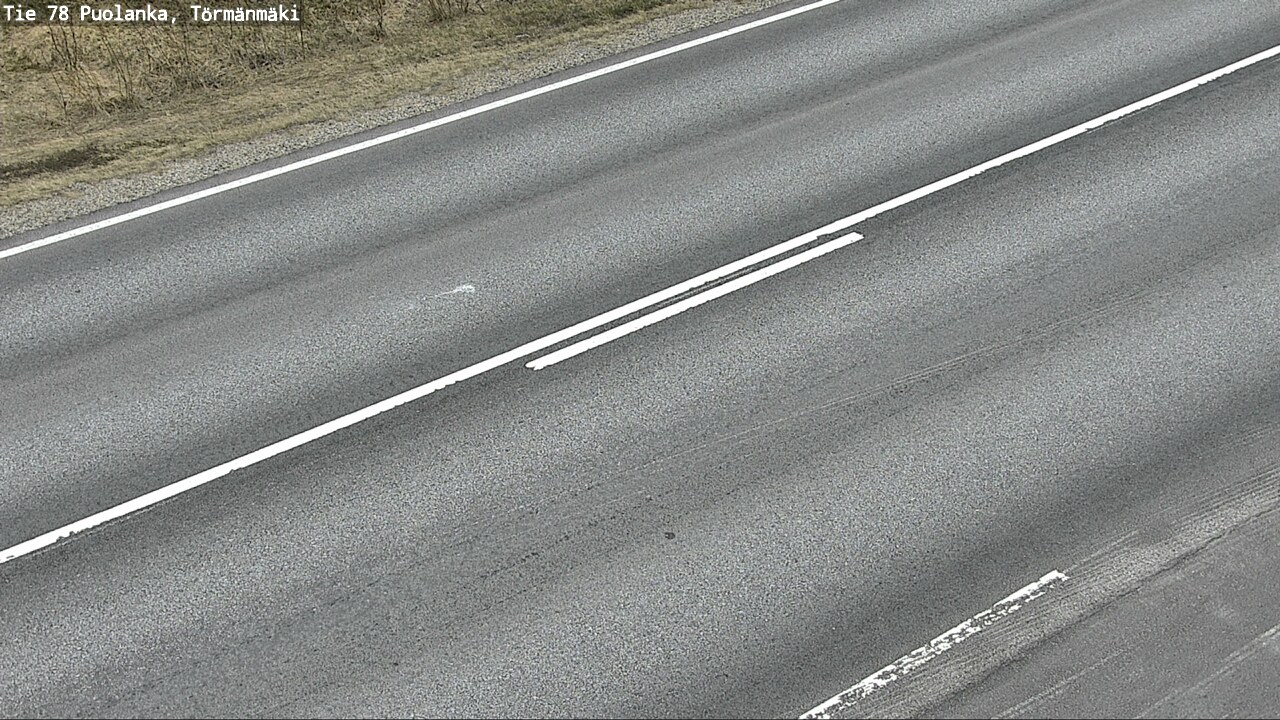 Weather Camera Image Väg 78 Puolango, Törmänmaki, Puolanka, Kainuu