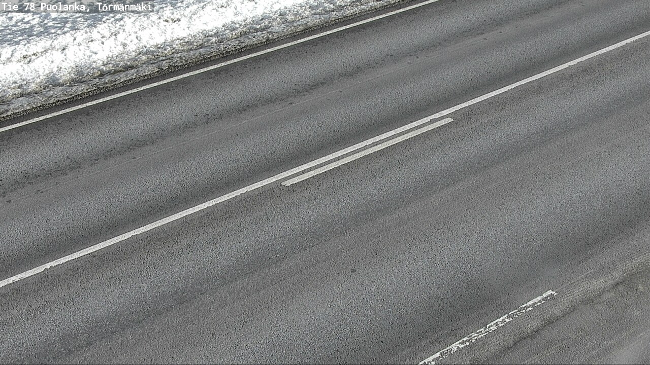 Weather Camera Image Väg 78 Puolango, Törmänmaki, Puolanka, Kainuu