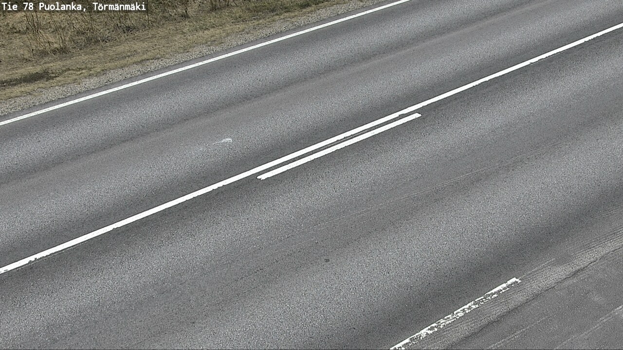 Weather Camera Image Väg 78 Puolango, Törmänmaki, Puolanka, Kainuu