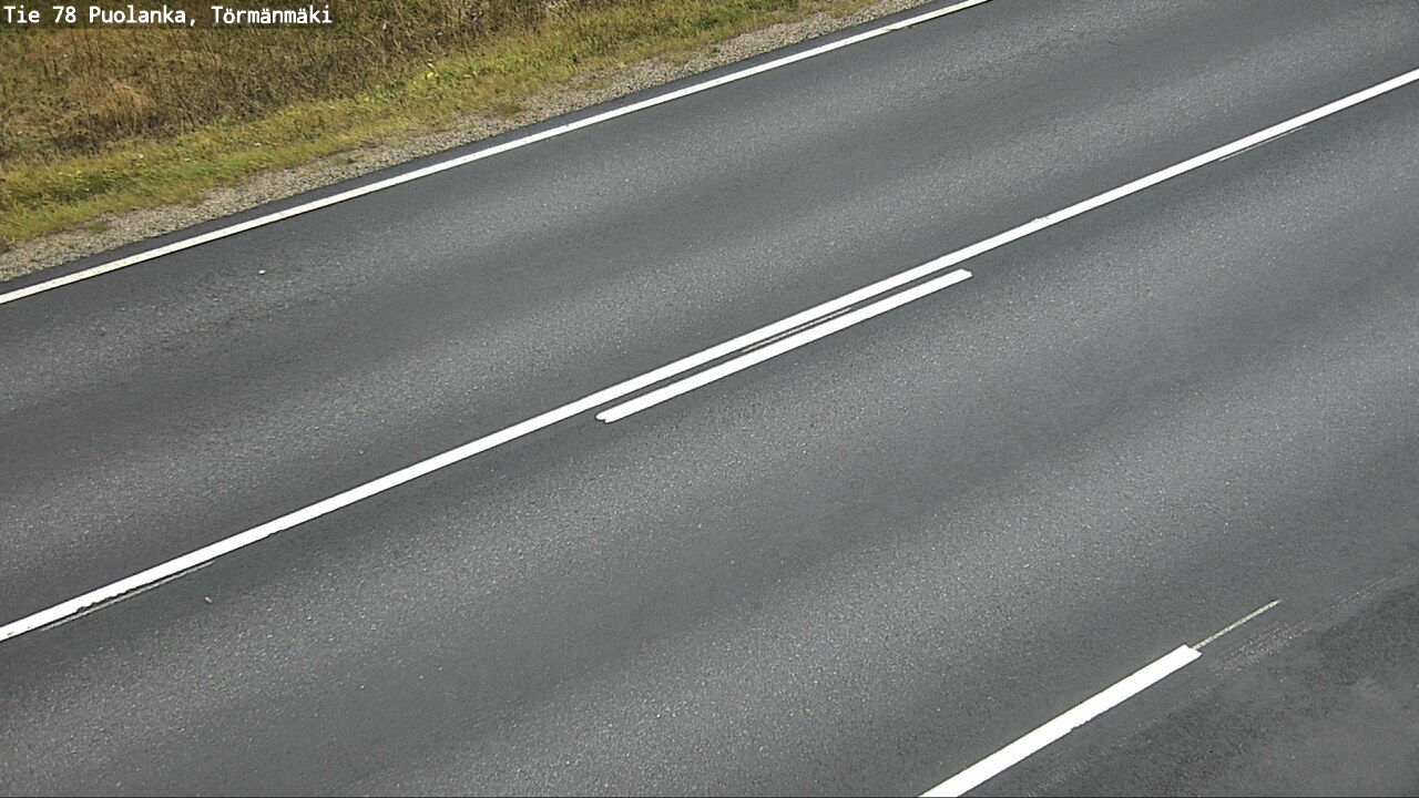 Weather Camera Image Väg 78 Puolango, Törmänmaki, Puolanka, Kainuu