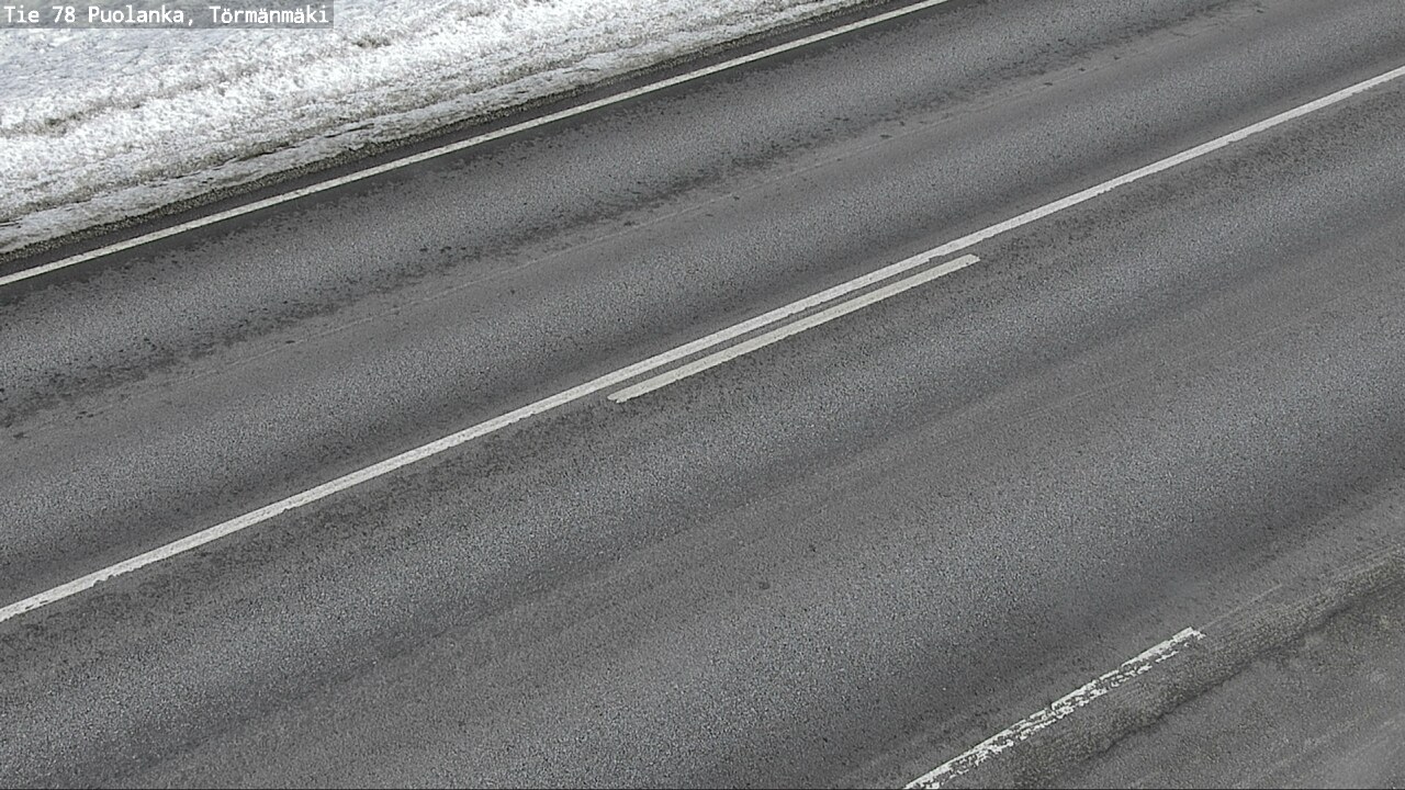 Weather Camera Image Väg 78 Puolango, Törmänmaki, Puolanka, Kainuu