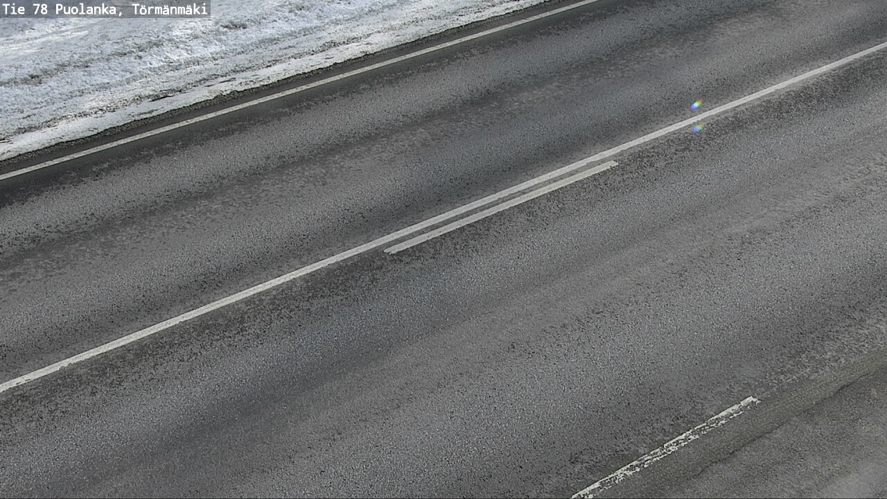 Weather Camera Image Väg 78 Puolango, Törmänmaki, Puolanka, Kainuu