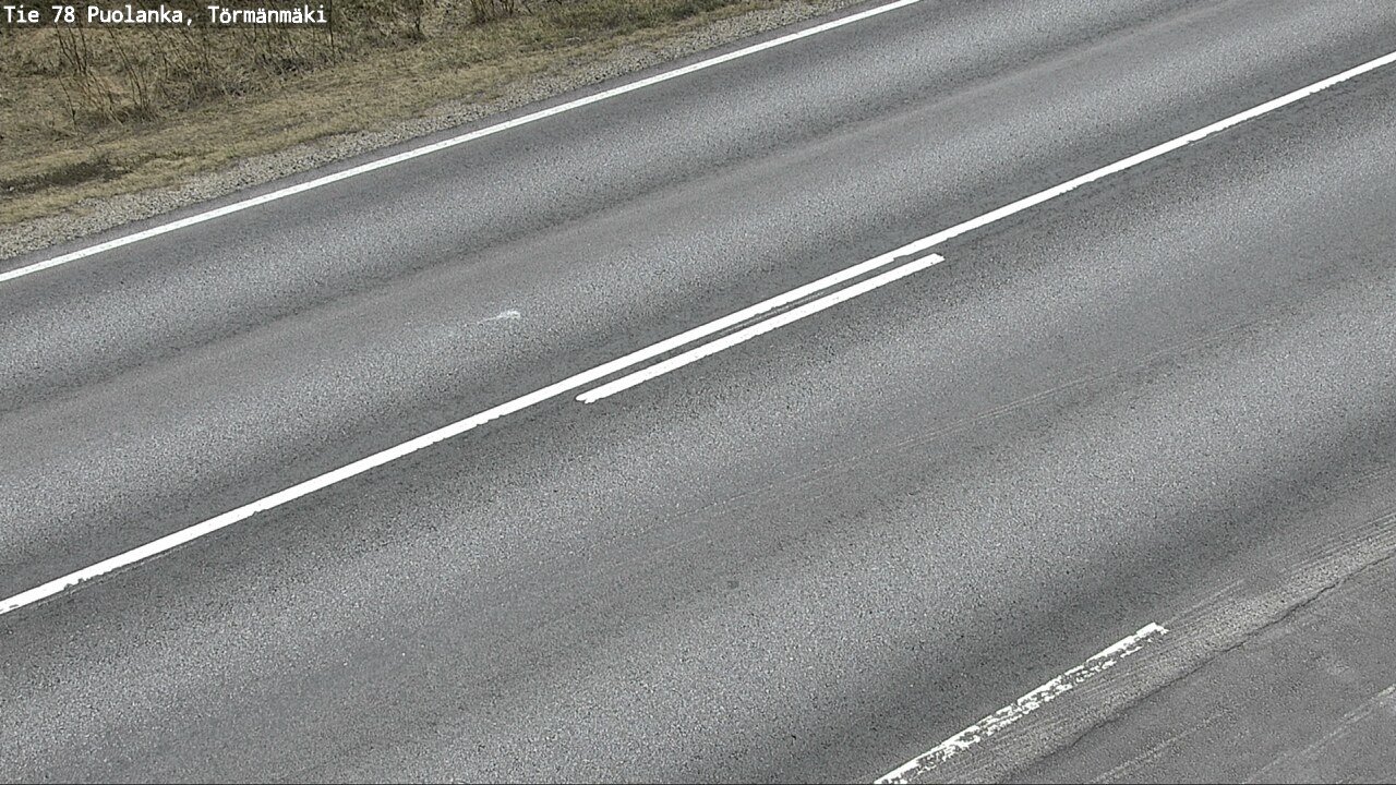 Weather Camera Image Väg 78 Puolango, Törmänmaki, Puolanka, Kainuu