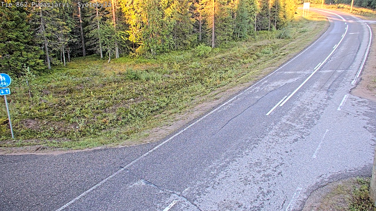Kelikamerat Kuva Tie 862 Pudasjärvi, Syötekylä, Pudasjärvi, Pohjois-Pohjanmaa