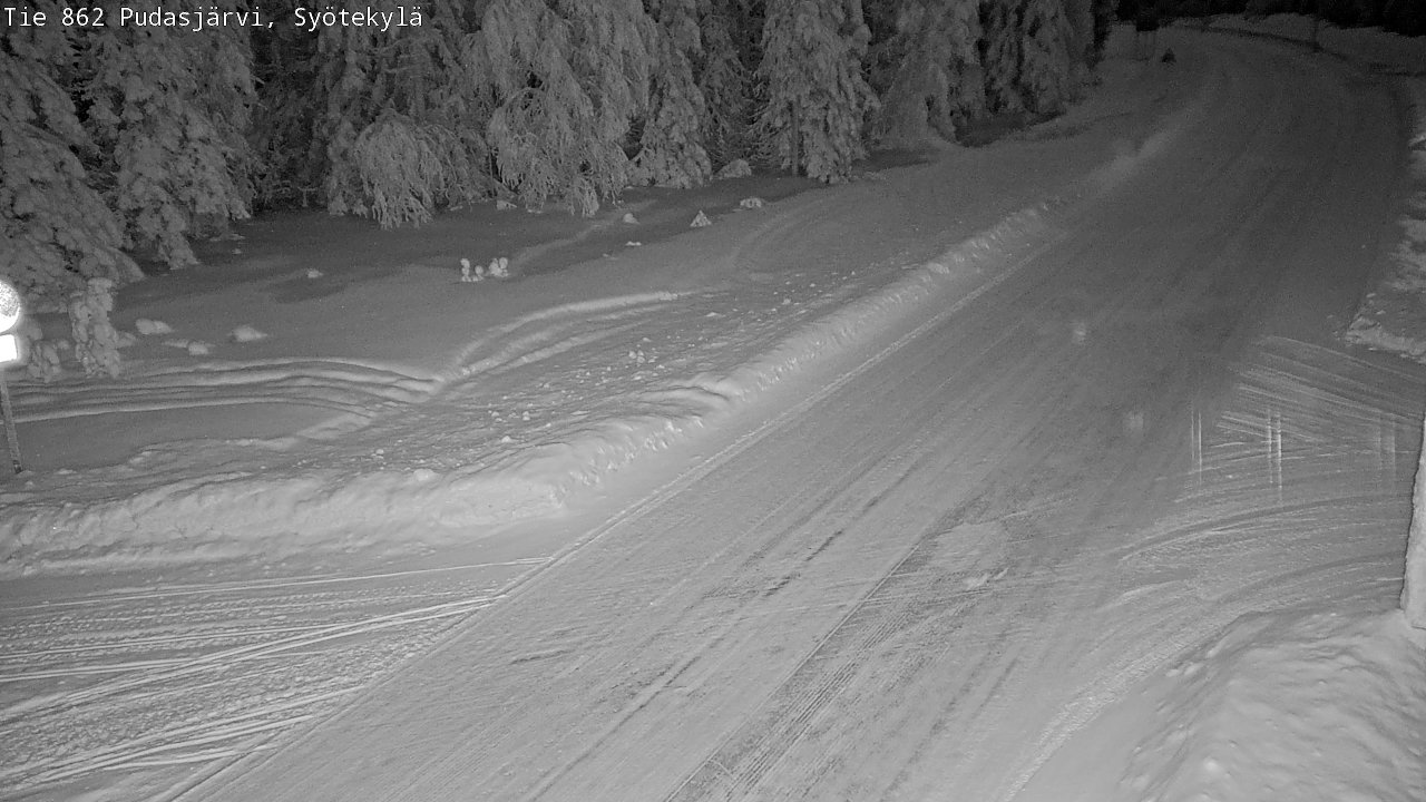 Kelikamerat Kuva Tie 862 Pudasjärvi, Syötekylä, Pudasjärvi, Pohjois-Pohjanmaa