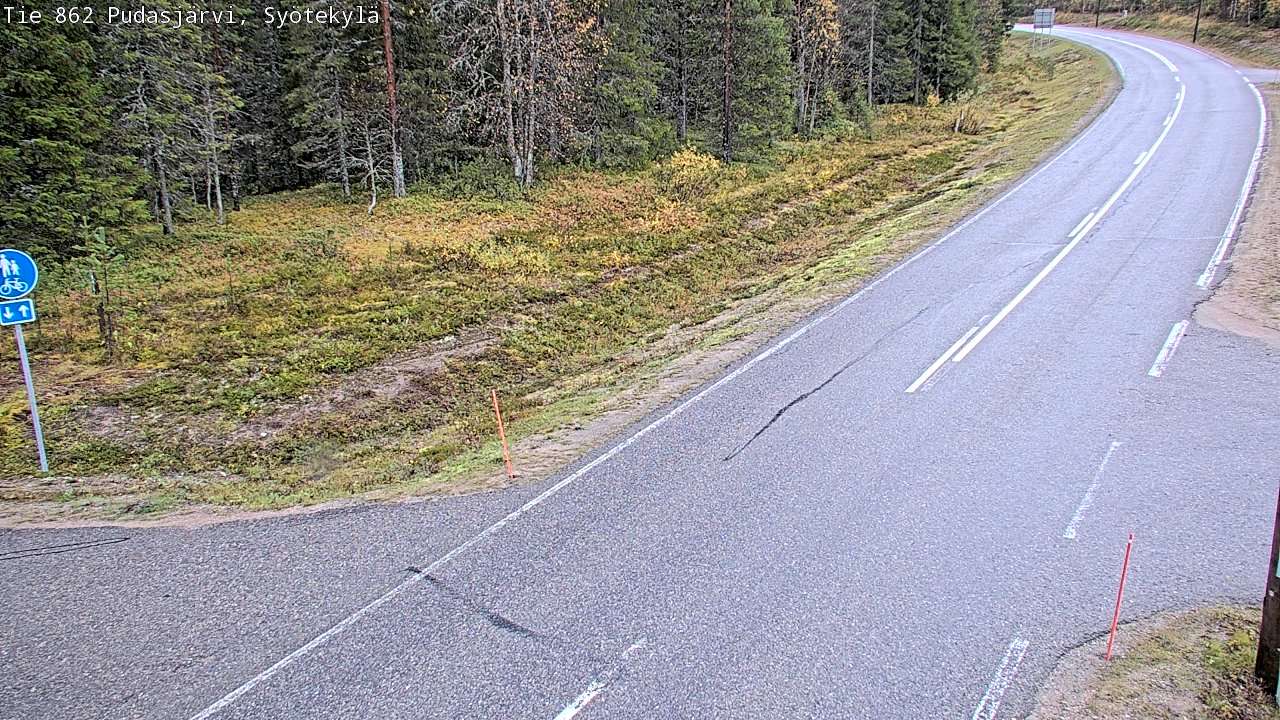Kelikamerat Kuva Tie 862 Pudasjärvi, Syötekylä, Pudasjärvi, Pohjois-Pohjanmaa