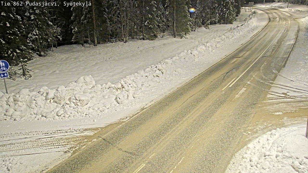 Kelikamerat Kuva Tie 862 Pudasjärvi, Syötekylä, Pudasjärvi, Pohjois-Pohjanmaa