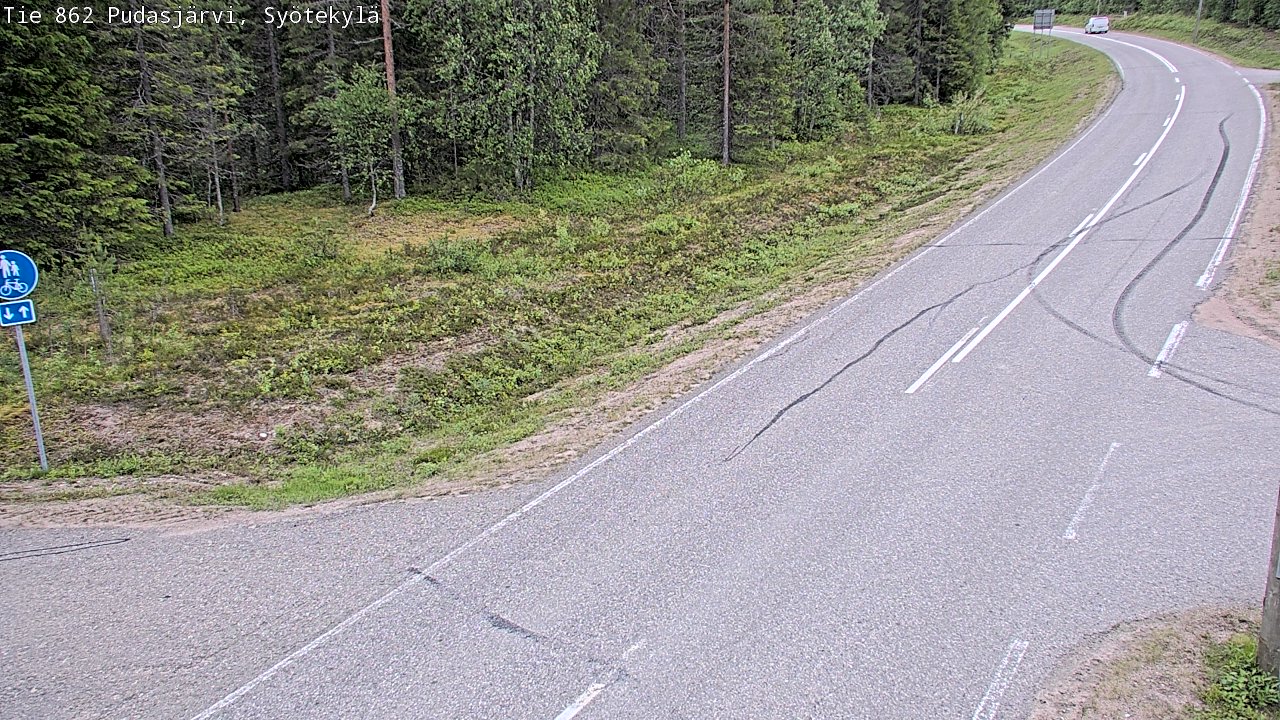Kelikamerat Kuva Tie 862 Pudasjärvi, Syötekylä, Pudasjärvi, Pohjois-Pohjanmaa