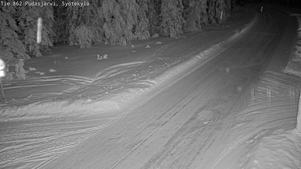 Kelikamerat Kuva Tie 862 Pudasjärvi, Syötekylä, Pudasjärvi, Pohjois-Pohjanmaa