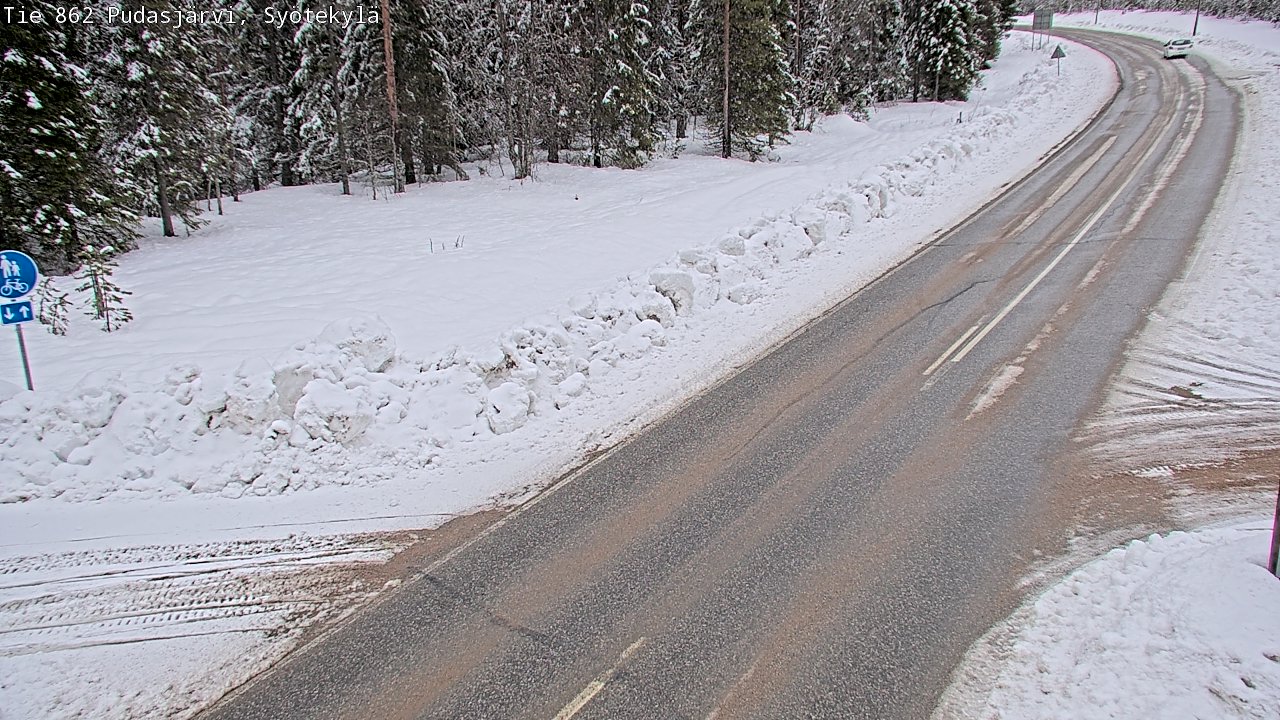 Kelikamerat Kuva Tie 862 Pudasjärvi, Syötekylä, Pudasjärvi, Pohjois-Pohjanmaa