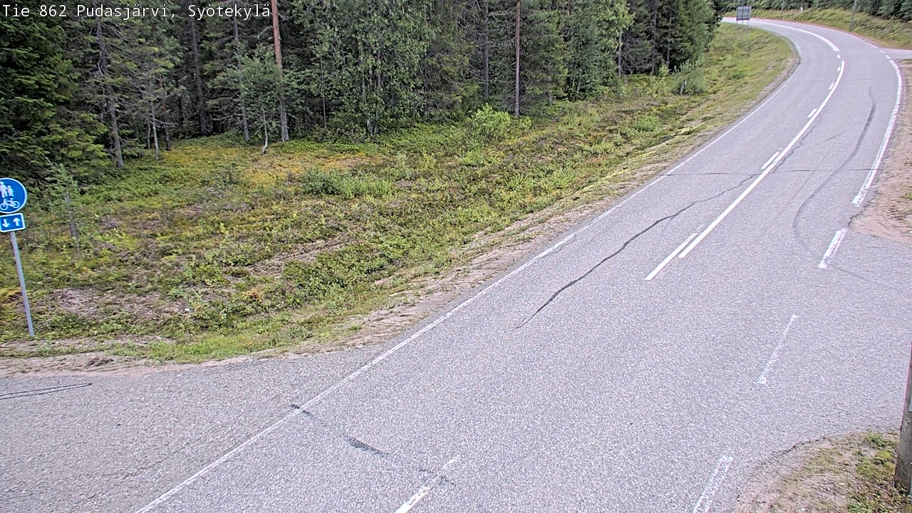 Kelikamerat Kuva Tie 862 Pudasjärvi, Syötekylä, Pudasjärvi, Pohjois-Pohjanmaa