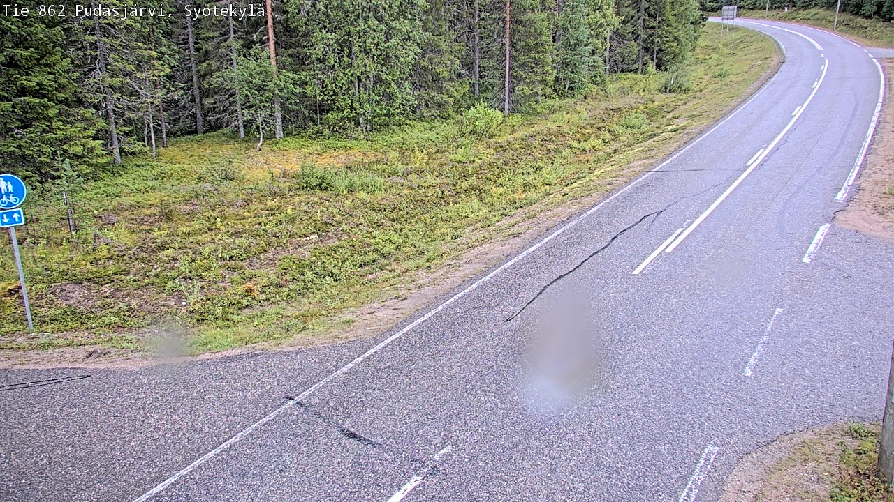 Kelikamerat Kuva Tie 862 Pudasjärvi, Syötekylä, Pudasjärvi, Pohjois-Pohjanmaa