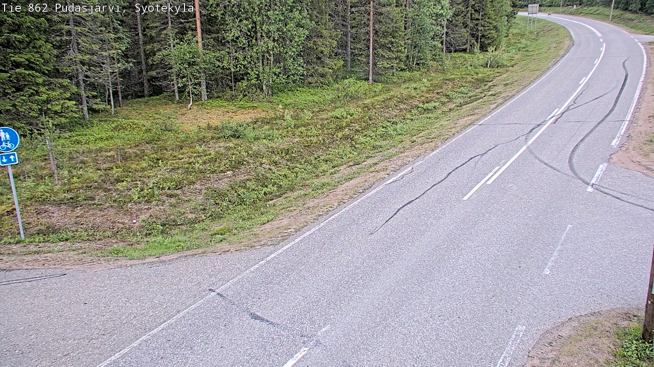 Kelikamerat Kuva Tie 862 Pudasjärvi, Syötekylä, Pudasjärvi, Pohjois-Pohjanmaa