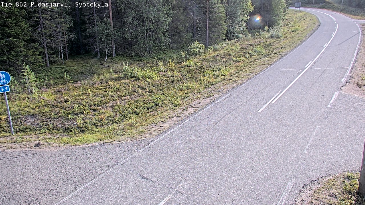 Kelikamerat Kuva Tie 862 Pudasjärvi, Syötekylä, Pudasjärvi, Pohjois-Pohjanmaa