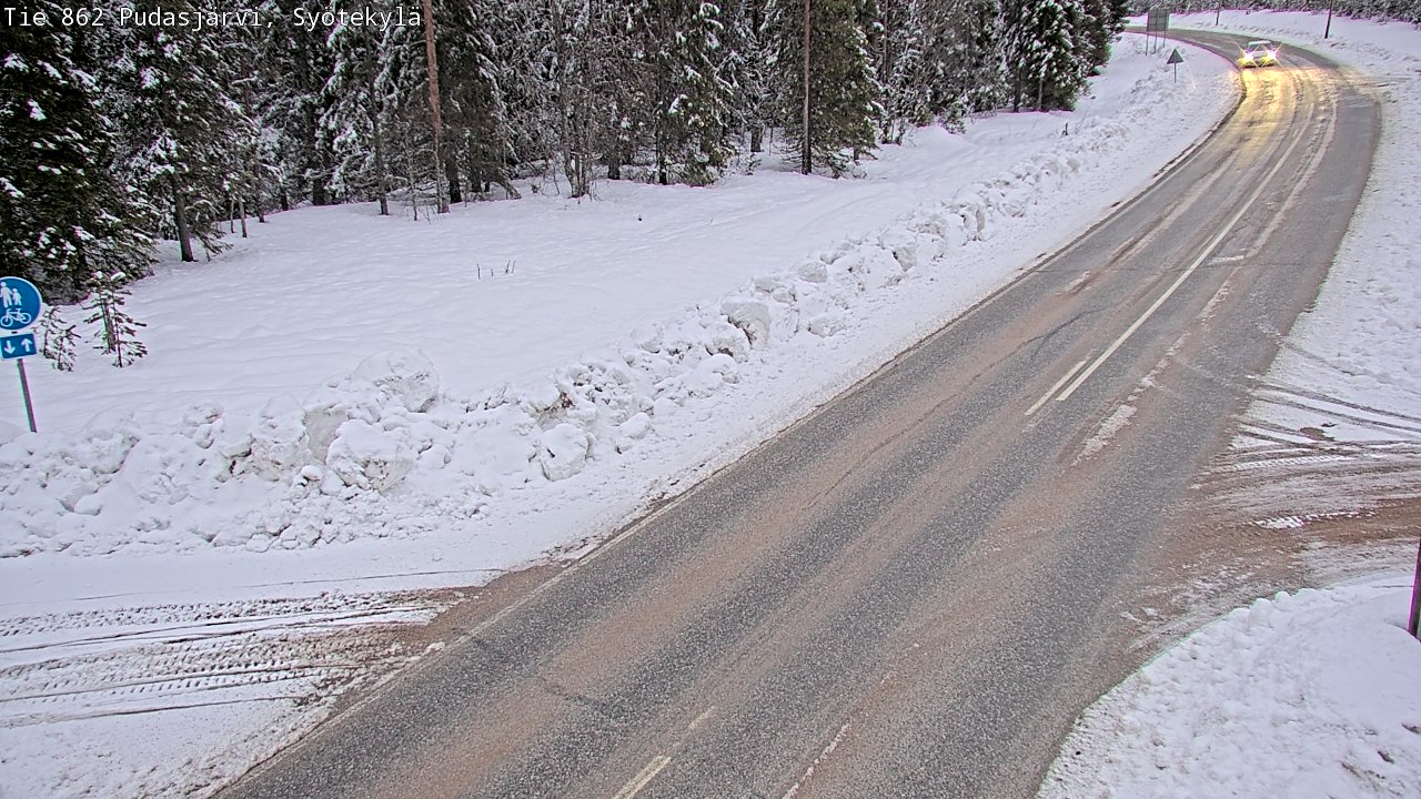 Kelikamerat Kuva Tie 862 Pudasjärvi, Syötekylä, Pudasjärvi, Pohjois-Pohjanmaa