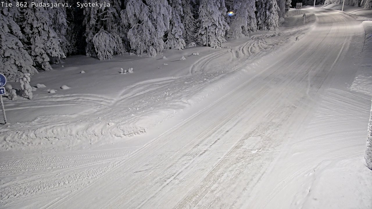 Kelikamerat Kuva Tie 862 Pudasjärvi, Syötekylä, Pudasjärvi, Pohjois-Pohjanmaa