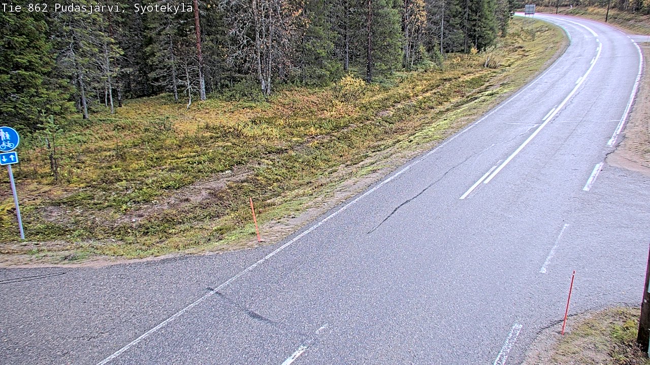 Kelikamerat Kuva Tie 862 Pudasjärvi, Syötekylä, Pudasjärvi, Pohjois-Pohjanmaa