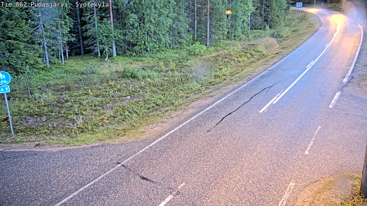 Kelikamerat Kuva Tie 862 Pudasjärvi, Syötekylä, Pudasjärvi, Pohjois-Pohjanmaa
