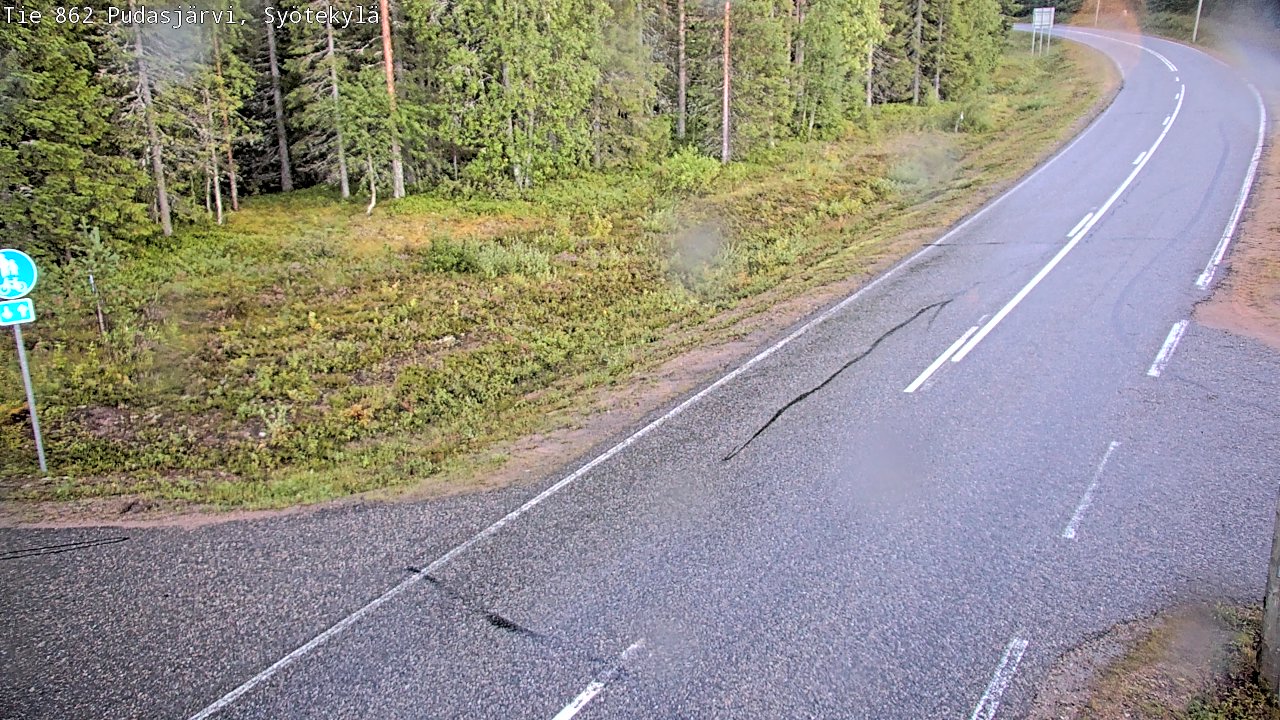 Kelikamerat Kuva Tie 862 Pudasjärvi, Syötekylä, Pudasjärvi, Pohjois-Pohjanmaa