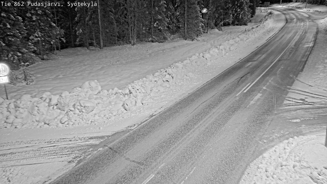 Kelikamerat Kuva Tie 862 Pudasjärvi, Syötekylä, Pudasjärvi, Pohjois-Pohjanmaa