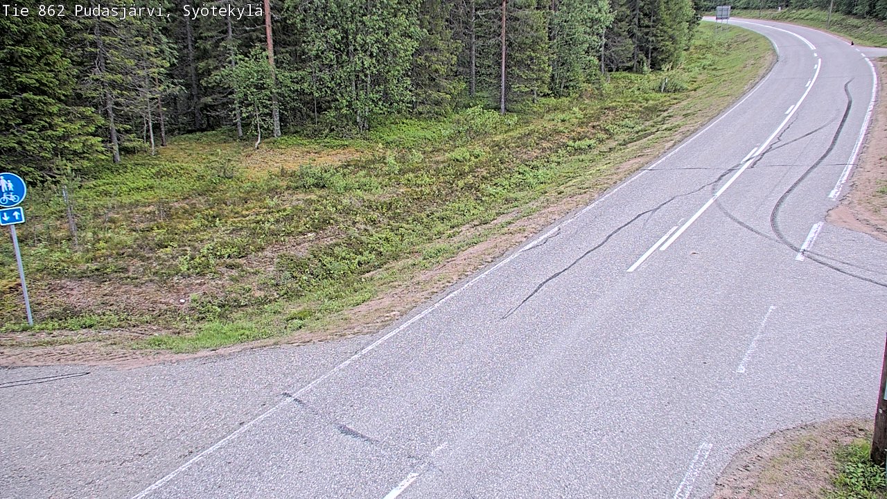 Kelikamerat Kuva Tie 862 Pudasjärvi, Syötekylä, Pudasjärvi, Pohjois-Pohjanmaa