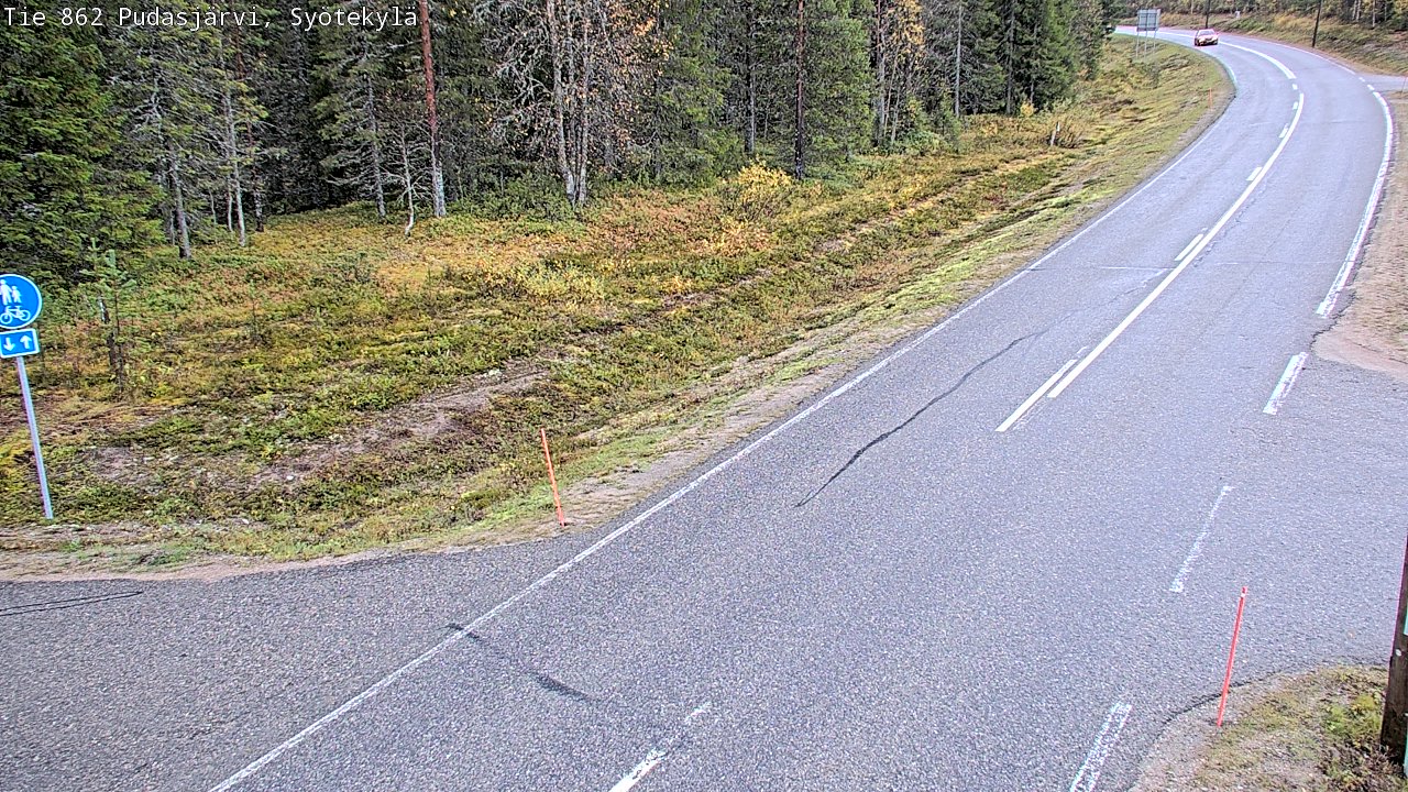 Kelikamerat Kuva Tie 862 Pudasjärvi, Syötekylä, Pudasjärvi, Pohjois-Pohjanmaa
