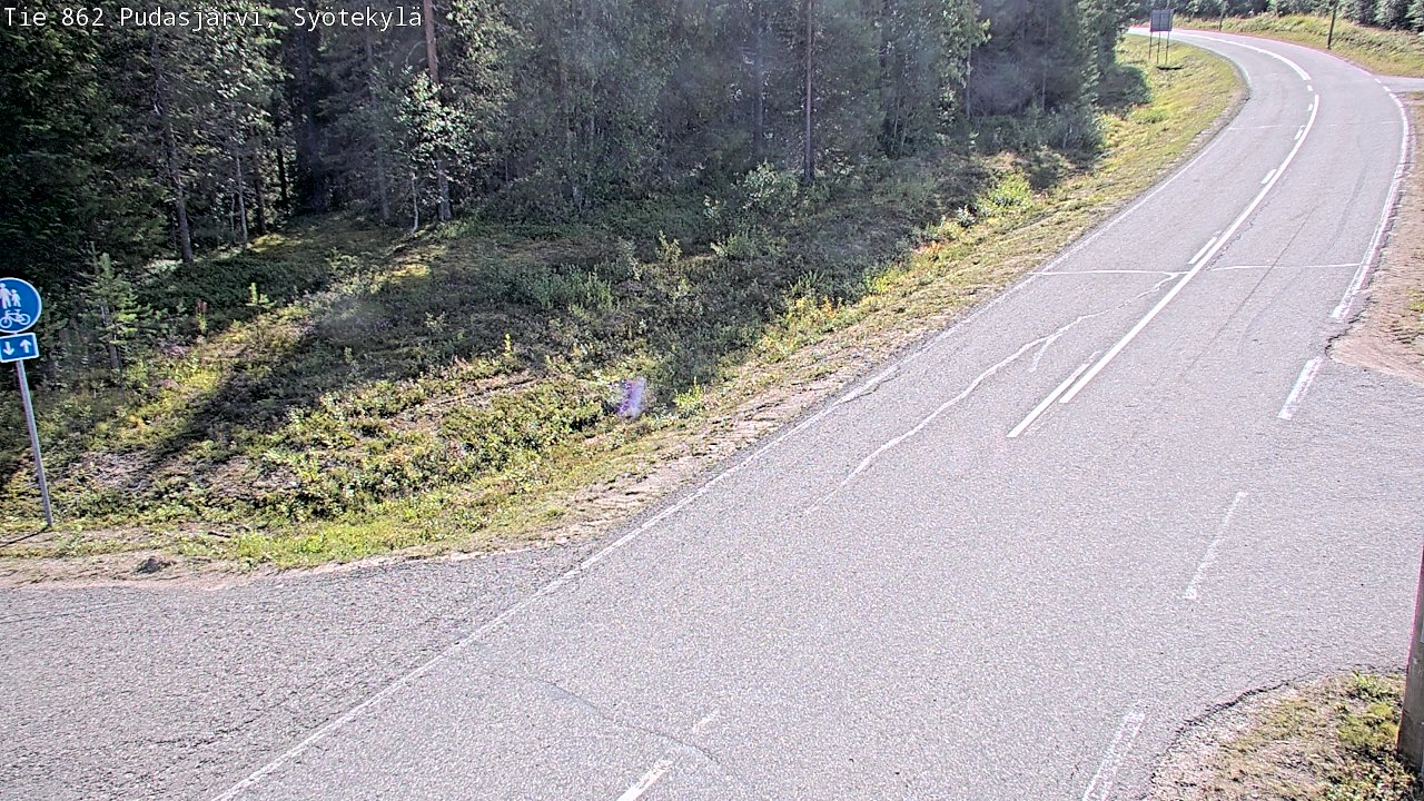 Kelikamerat Kuva Tie 862 Pudasjärvi, Syötekylä, Pudasjärvi, Pohjois-Pohjanmaa