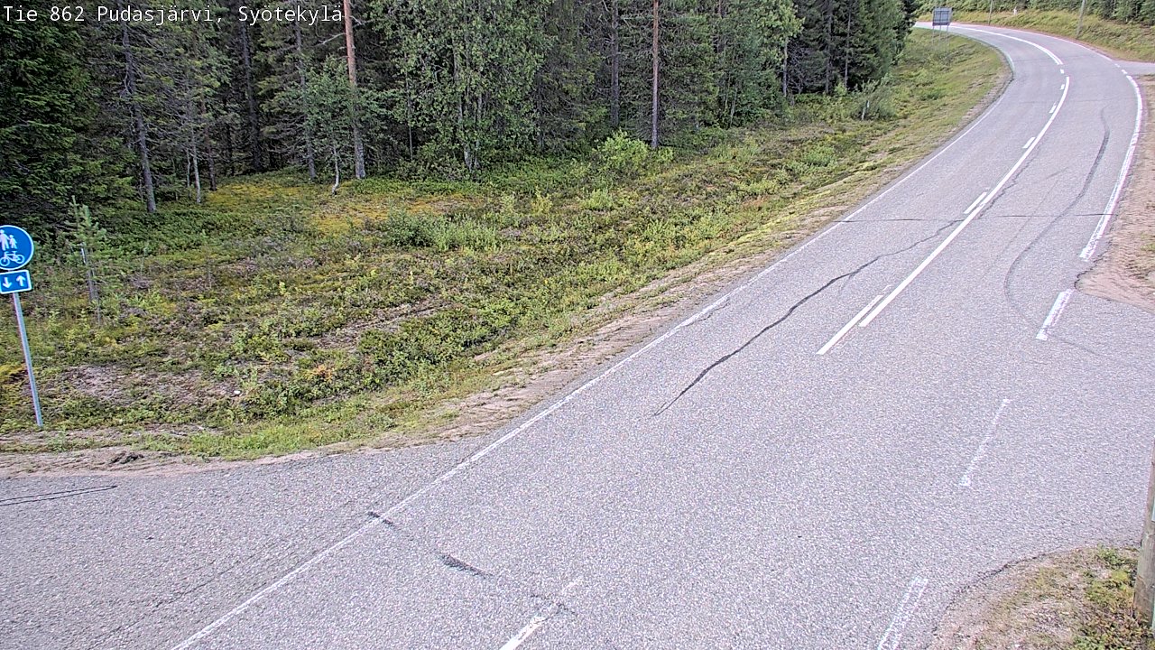 Kelikamerat Kuva Tie 862 Pudasjärvi, Syötekylä, Pudasjärvi, Pohjois-Pohjanmaa