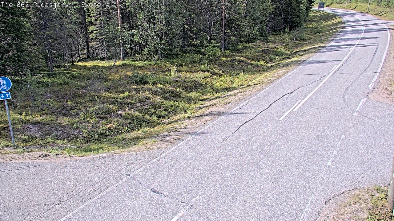 Kelikamerat Kuva Tie 862 Pudasjärvi, Syötekylä, Pudasjärvi, Pohjois-Pohjanmaa