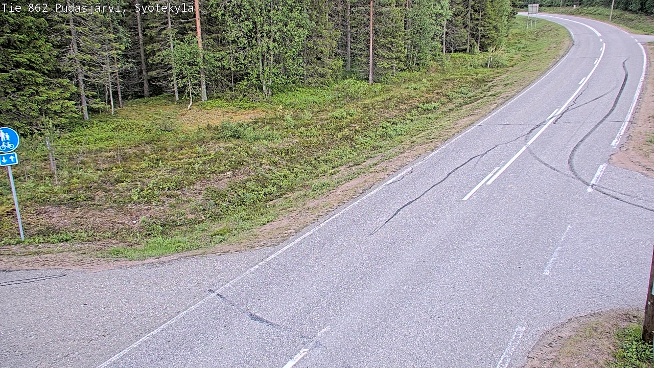 Kelikamerat Kuva Tie 862 Pudasjärvi, Syötekylä, Pudasjärvi, Pohjois-Pohjanmaa