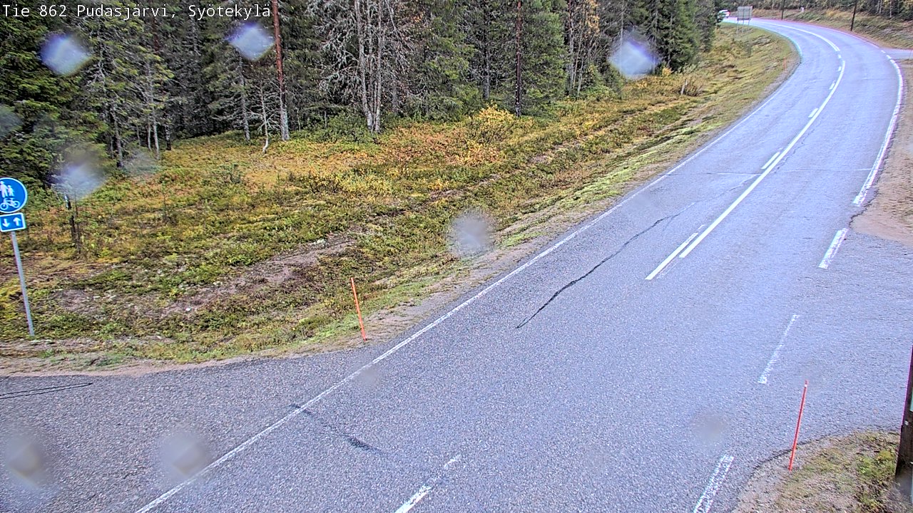Kelikamerat Kuva Tie 862 Pudasjärvi, Syötekylä, Pudasjärvi, Pohjois-Pohjanmaa