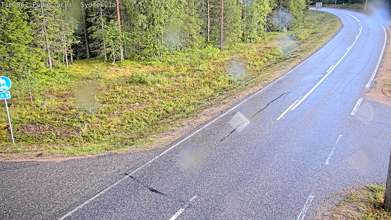 Kelikamerat Kuva Tie 862 Pudasjärvi, Syötekylä, Pudasjärvi, Pohjois-Pohjanmaa