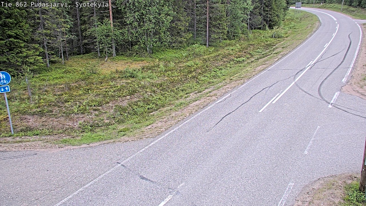 Kelikamerat Kuva Tie 862 Pudasjärvi, Syötekylä, Pudasjärvi, Pohjois-Pohjanmaa
