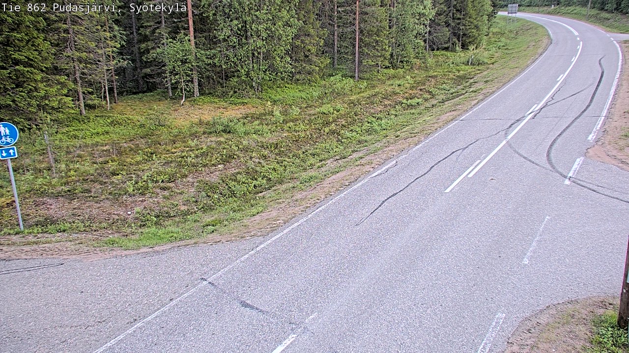 Kelikamerat Kuva Tie 862 Pudasjärvi, Syötekylä, Pudasjärvi, Pohjois-Pohjanmaa