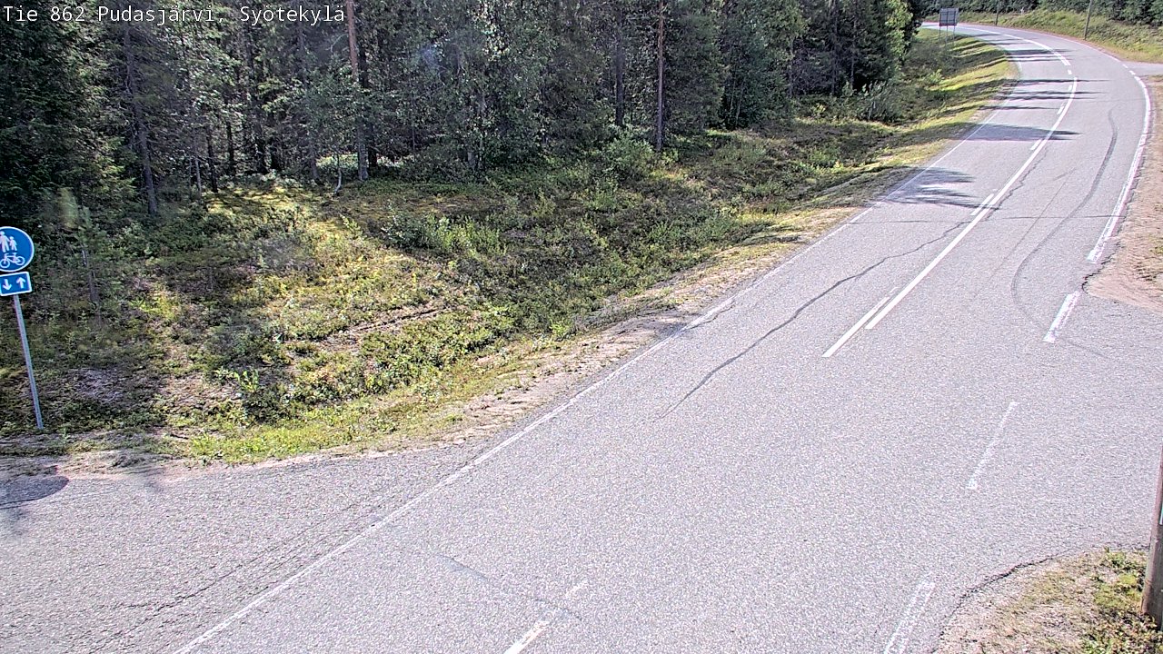 Kelikamerat Kuva Tie 862 Pudasjärvi, Syötekylä, Pudasjärvi, Pohjois-Pohjanmaa