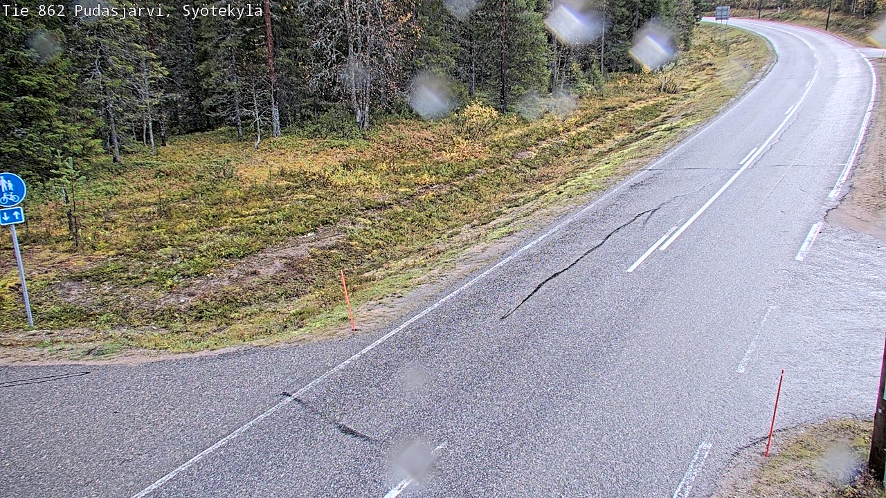 Kelikamerat Kuva Tie 862 Pudasjärvi, Syötekylä, Pudasjärvi, Pohjois-Pohjanmaa