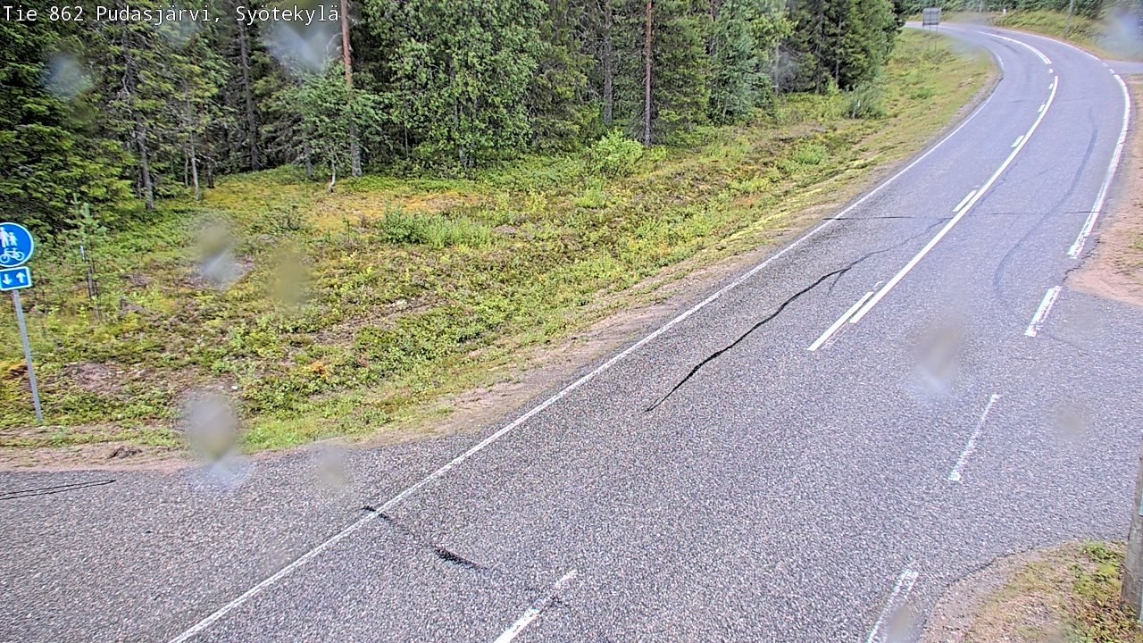 Kelikamerat Kuva Tie 862 Pudasjärvi, Syötekylä, Pudasjärvi, Pohjois-Pohjanmaa