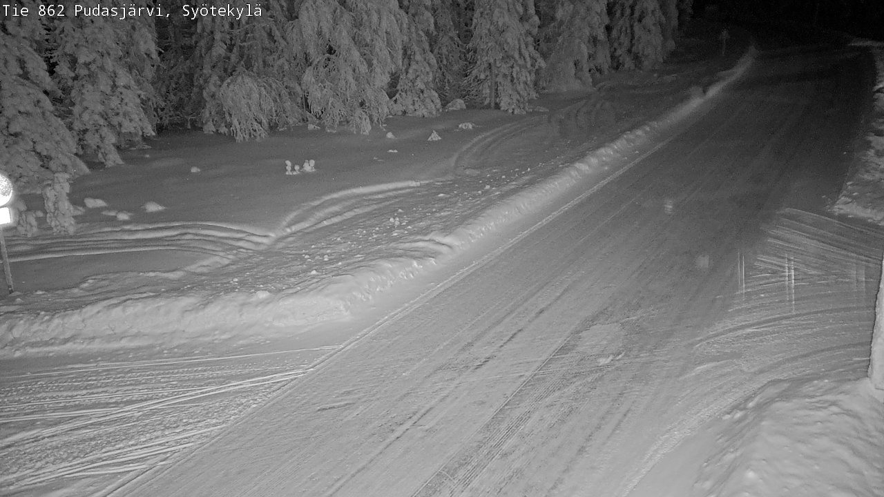 Kelikamerat Kuva Tie 862 Pudasjärvi, Syötekylä, Pudasjärvi, Pohjois-Pohjanmaa