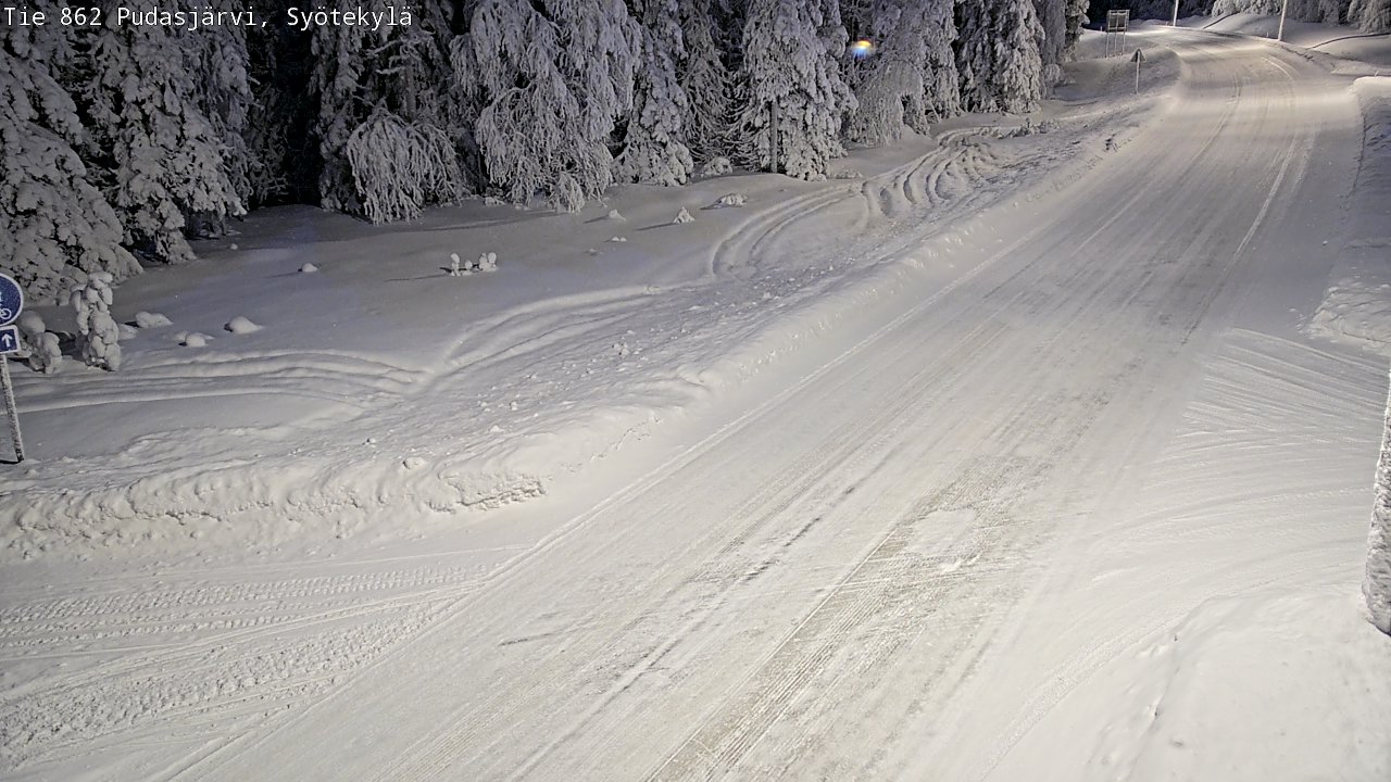 Kelikamerat Kuva Tie 862 Pudasjärvi, Syötekylä, Pudasjärvi, Pohjois-Pohjanmaa