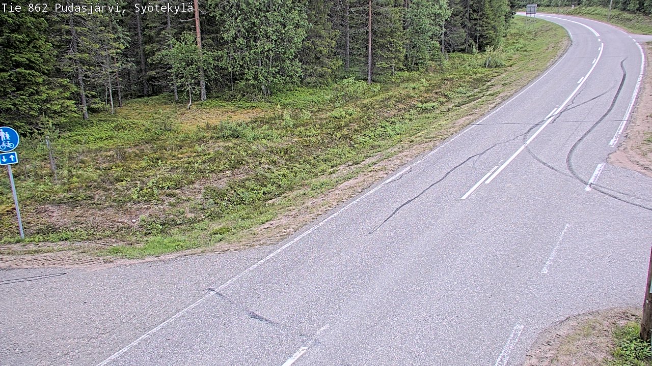 Kelikamerat Kuva Tie 862 Pudasjärvi, Syötekylä, Pudasjärvi, Pohjois-Pohjanmaa