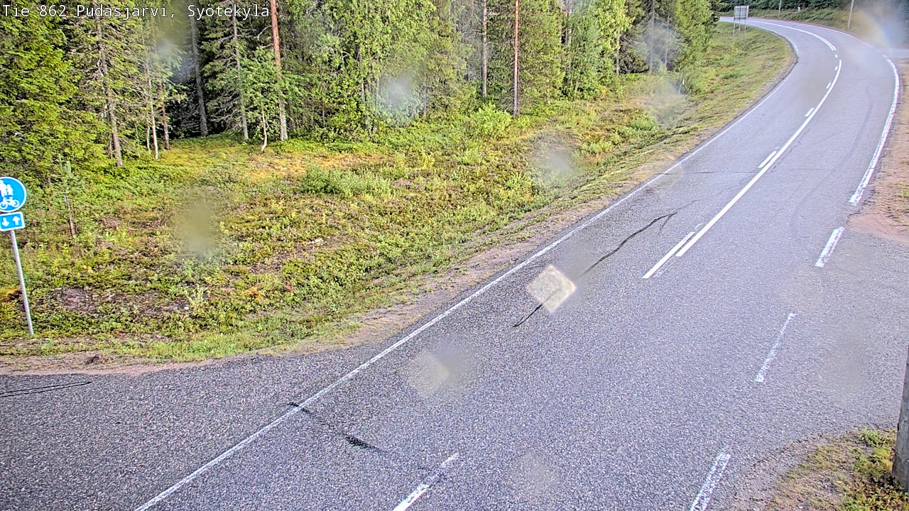Kelikamerat Kuva Tie 862 Pudasjärvi, Syötekylä, Pudasjärvi, Pohjois-Pohjanmaa