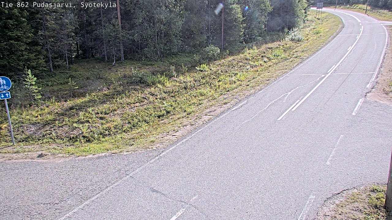 Kelikamerat Kuva Tie 862 Pudasjärvi, Syötekylä, Pudasjärvi, Pohjois-Pohjanmaa